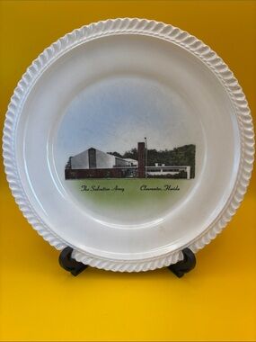 1960’s Salvation Army Commemorative White Decorative Plate - Clearwater, Florida